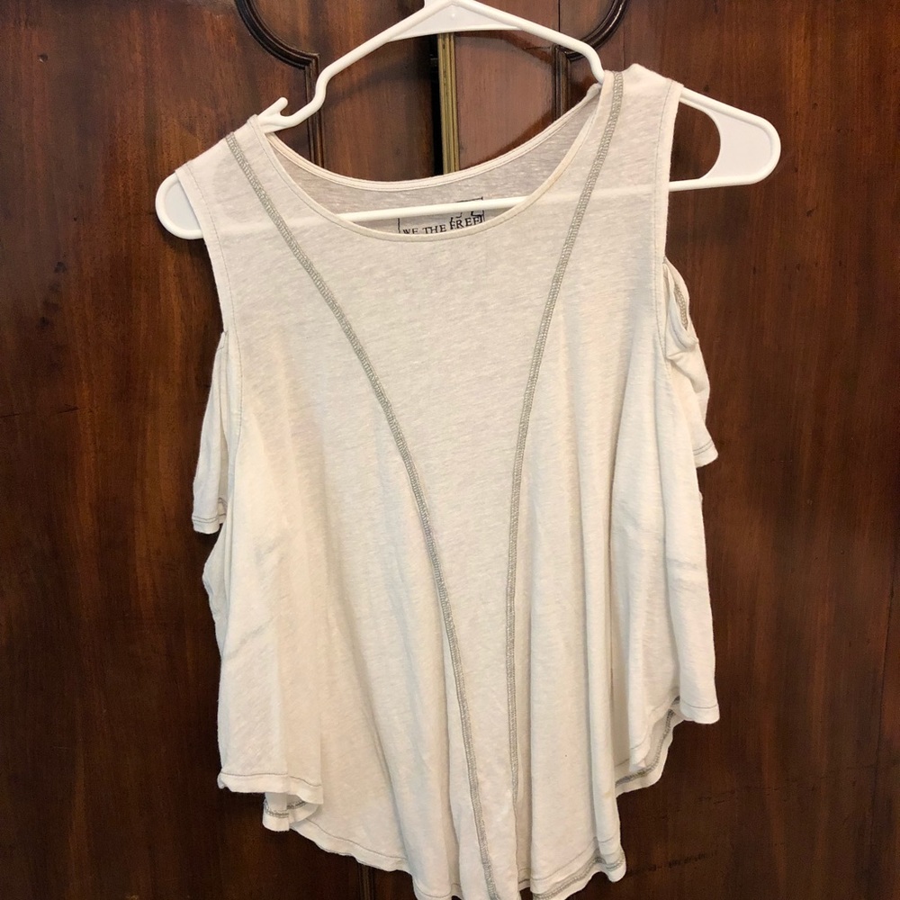 Free People Cold Shoulder Top